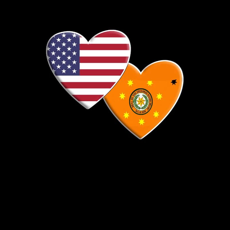 États-Unis Cherokee Drapeau amérindien