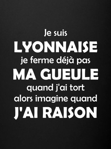 Je suis Lyonnaise