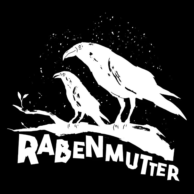 Rabenmutter Lustiger Spruch Mutter Mama Geschenk