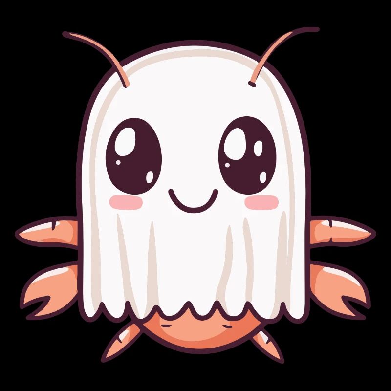 Lobster Crab Halloween Funny Ghost