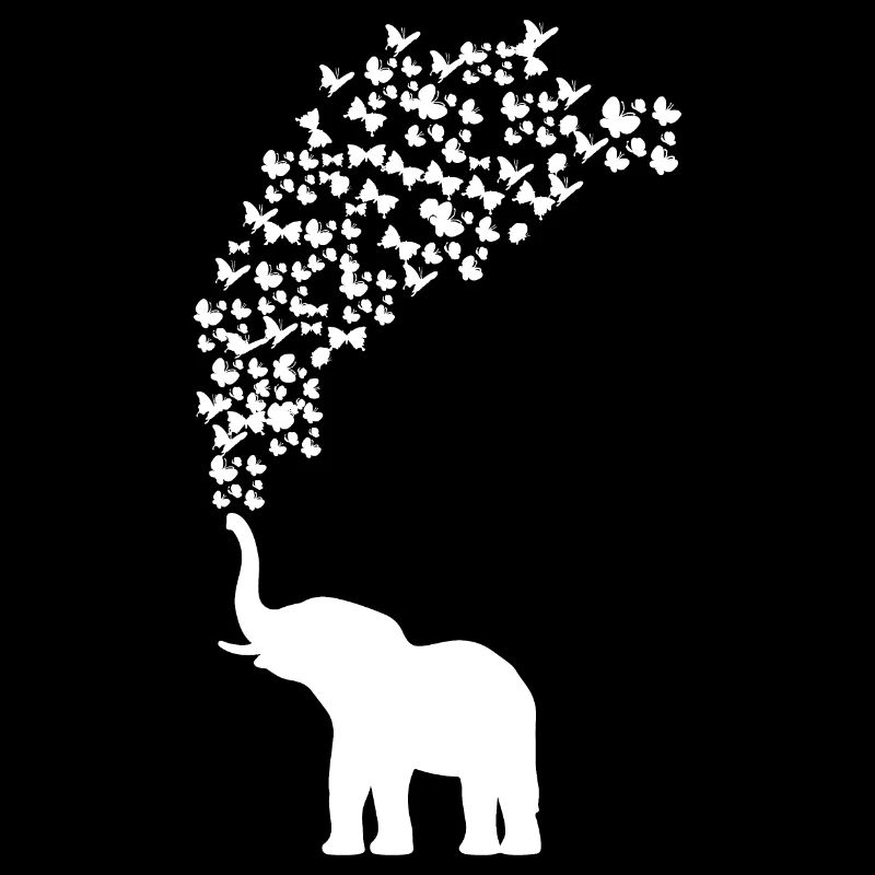 Cadeau d'amour de papillon d'éléphant