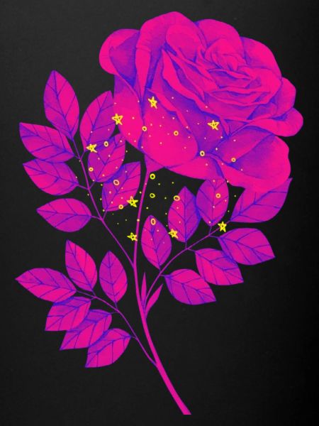 T-shirt rose Violette