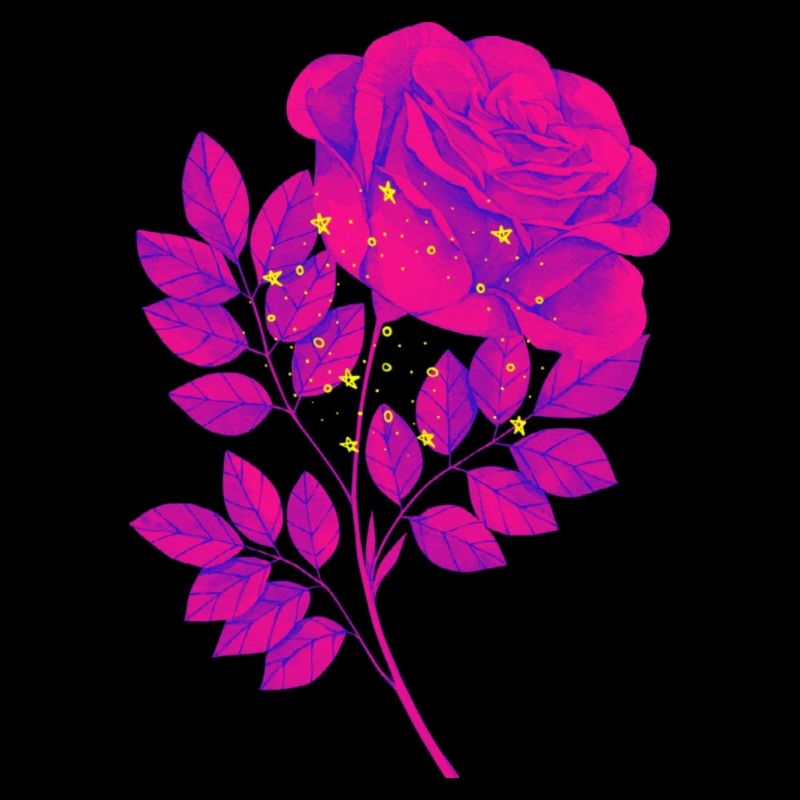 Rosa Violett T-Shirt