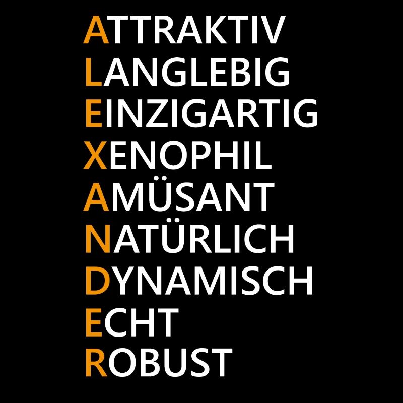 Alexander Name Geschenk