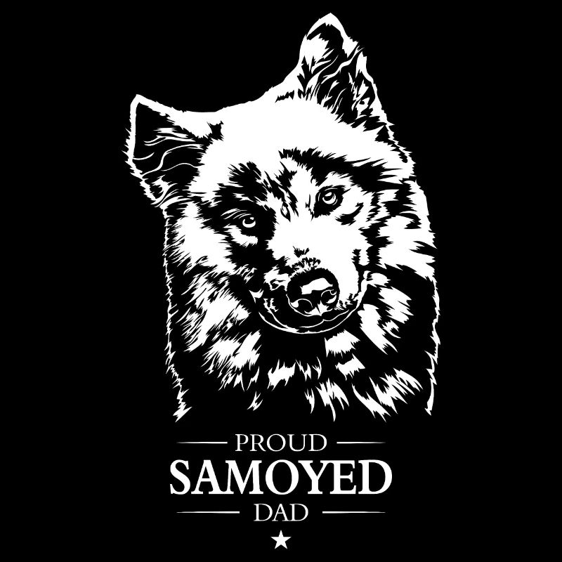 Fier Samoyède Papa Chien Chiens Samoyède Wilsigns