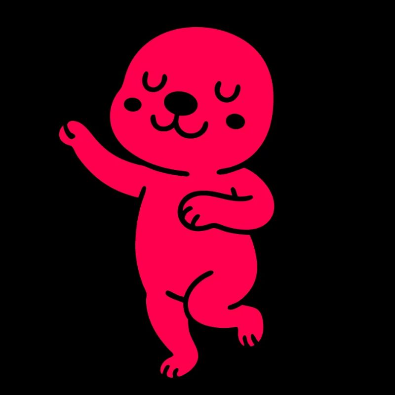 Conception de chien dansant