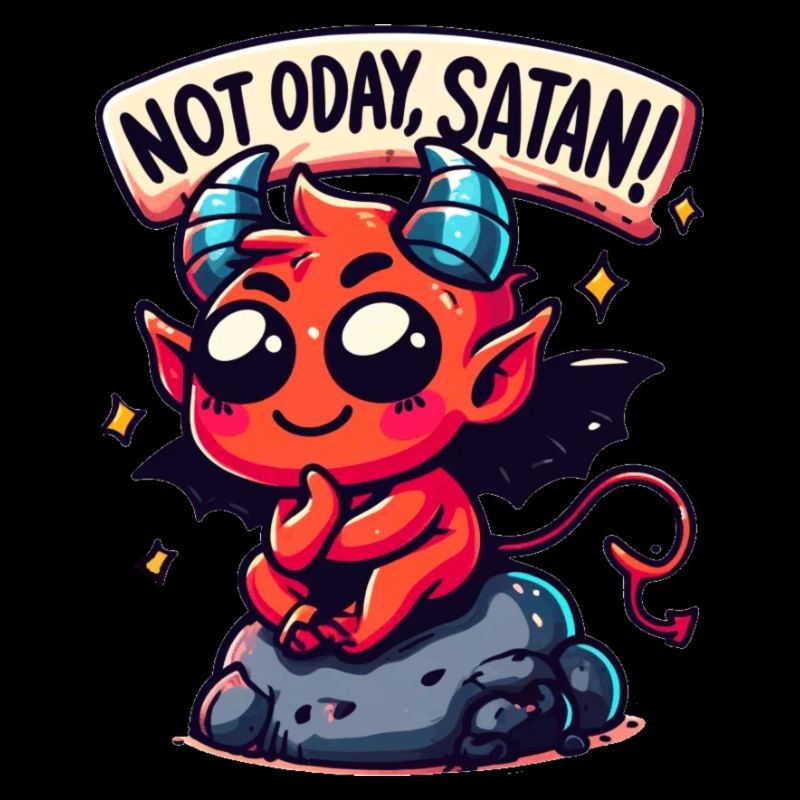 teufel Not Today Satan