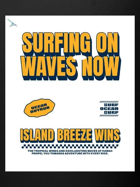 Logo de surf cool