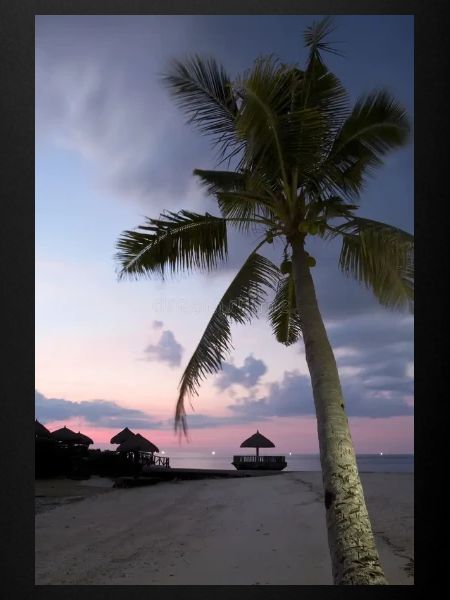 tropischer-strand-abends