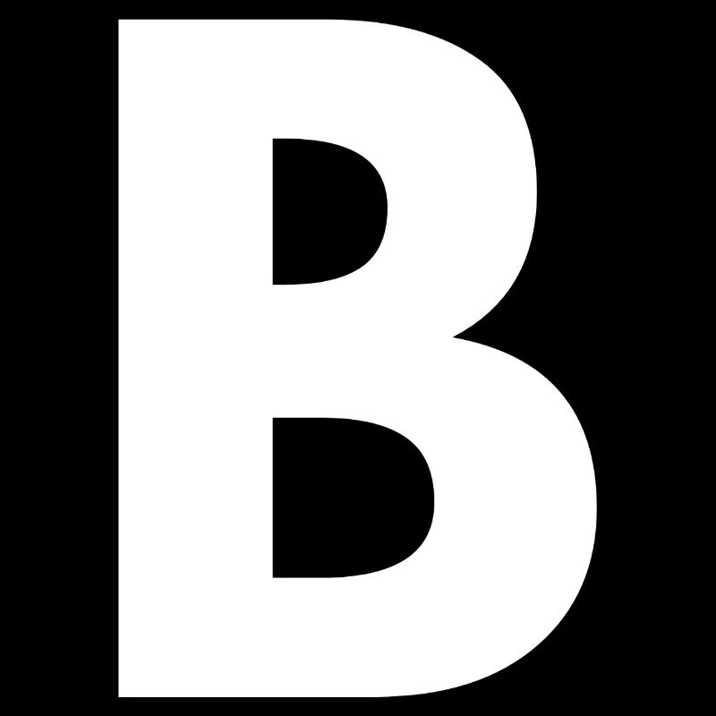 B