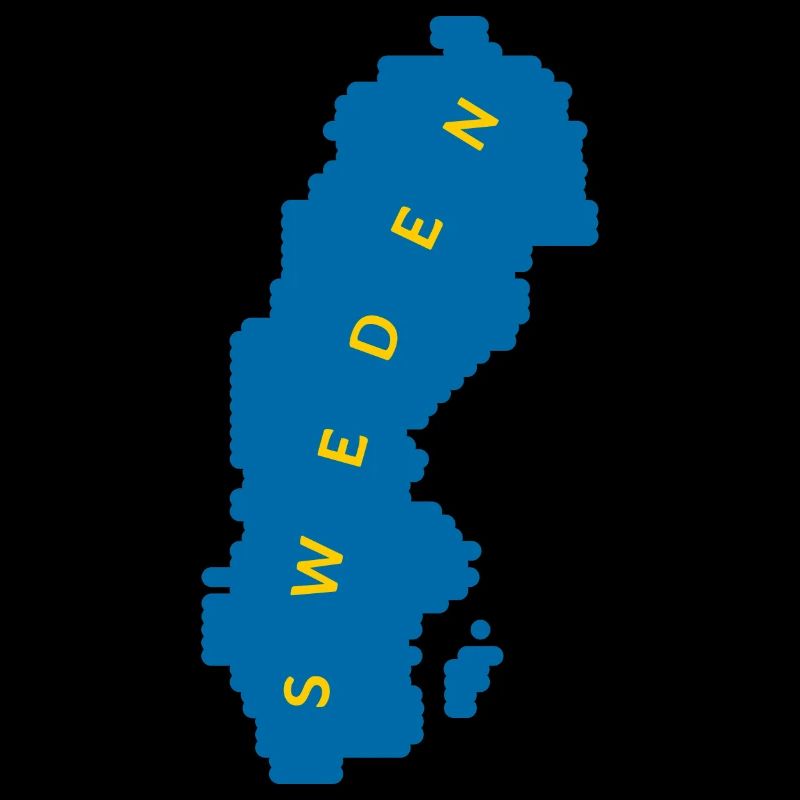 SWEDEN LARGE MAP