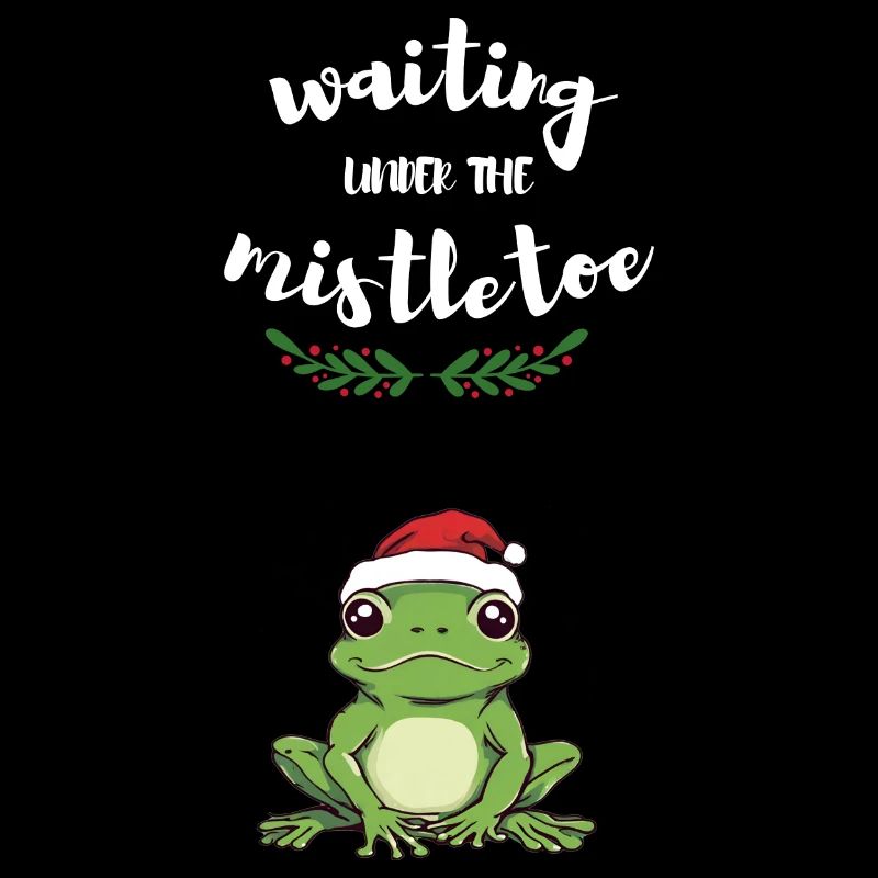 Waiting under the mistletoe