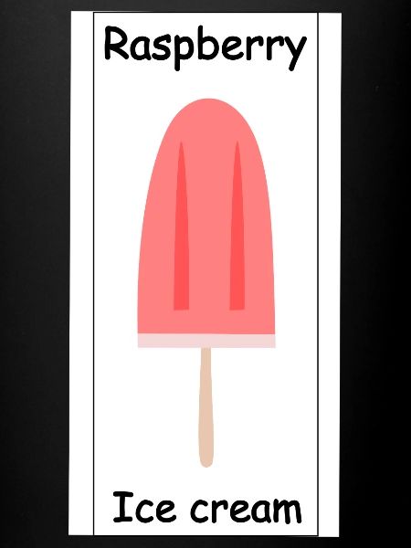 Raspberry Ice cream