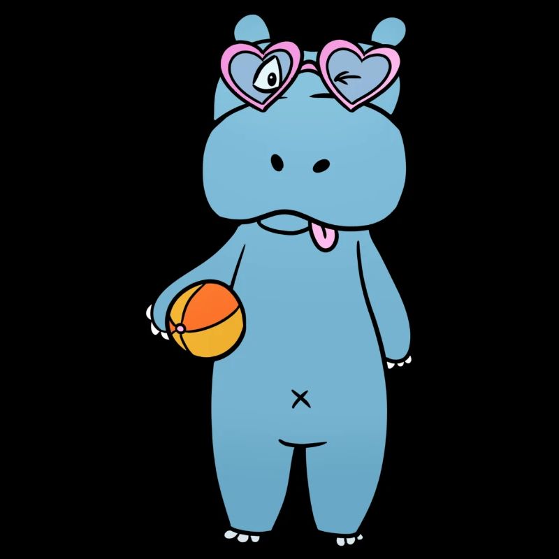 Nilpferd Sonnenbrille