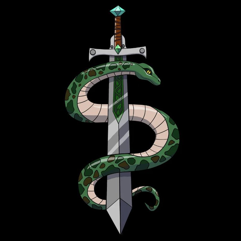 Épée et serpent