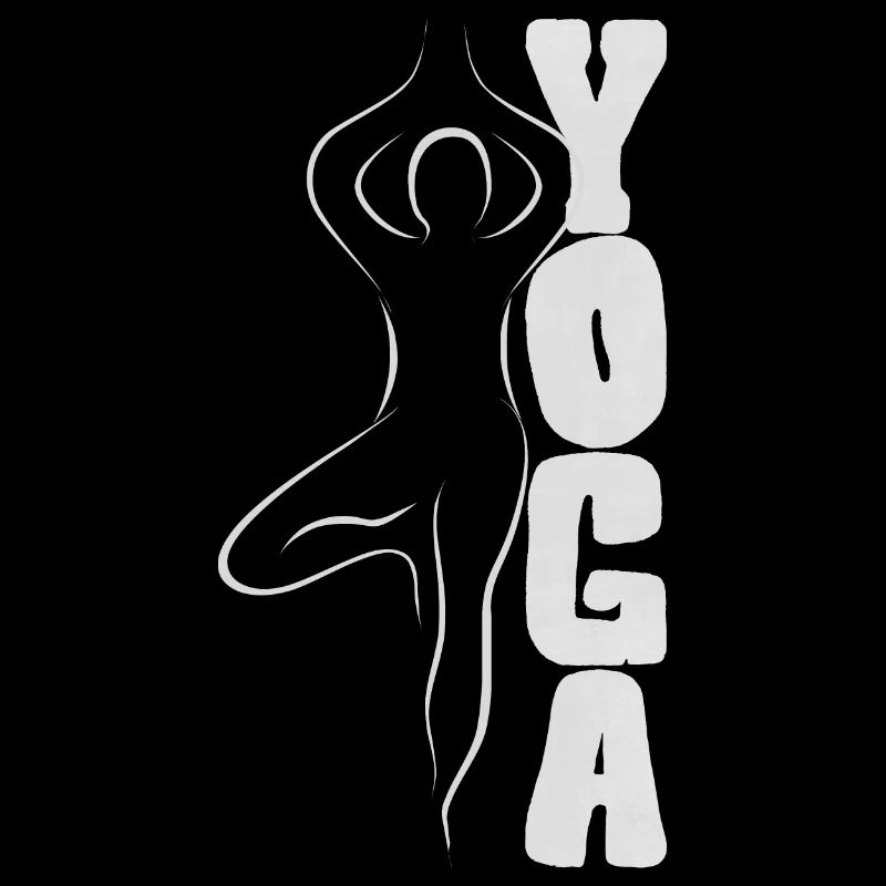 Yoga – Tree Pose Silhouette