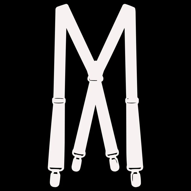 Illustration des bretelles blanches