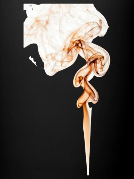 Tentacule de fumée ambré