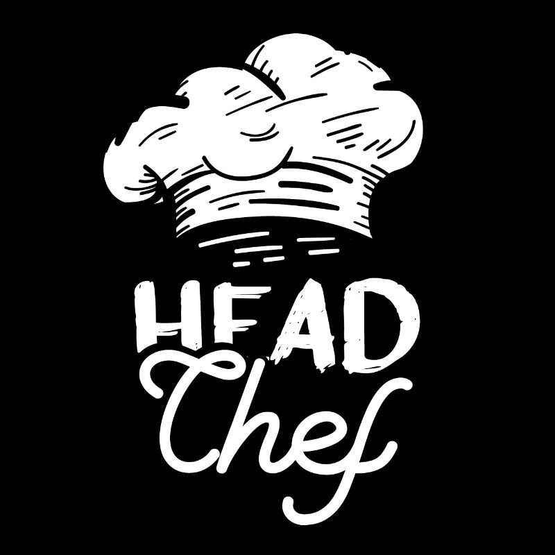 Head Chef motif for a chef