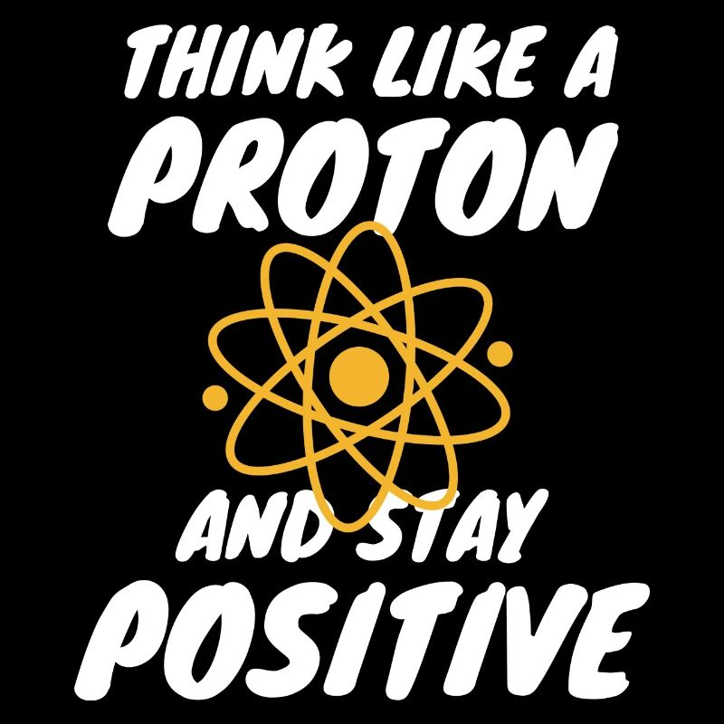 Chemie Shirt Science Pensez comme une chimie de protons