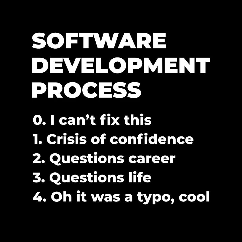 Software Development Process Programmer Coder Nerd