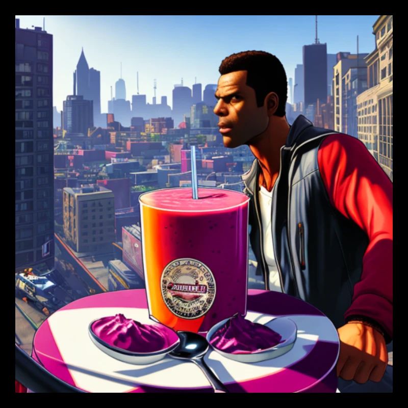 ImgCreator ai drinking smoothie