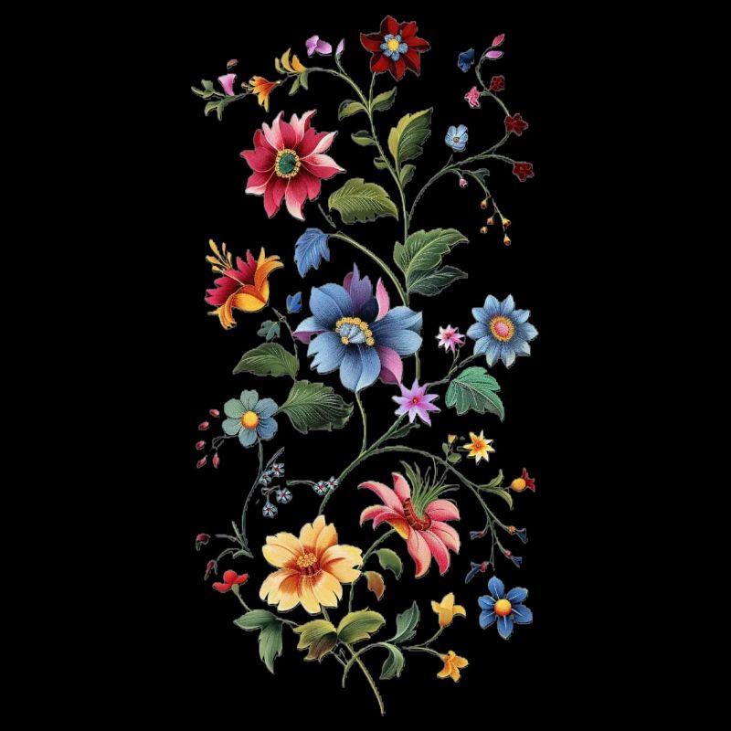 Delicate floral pattern