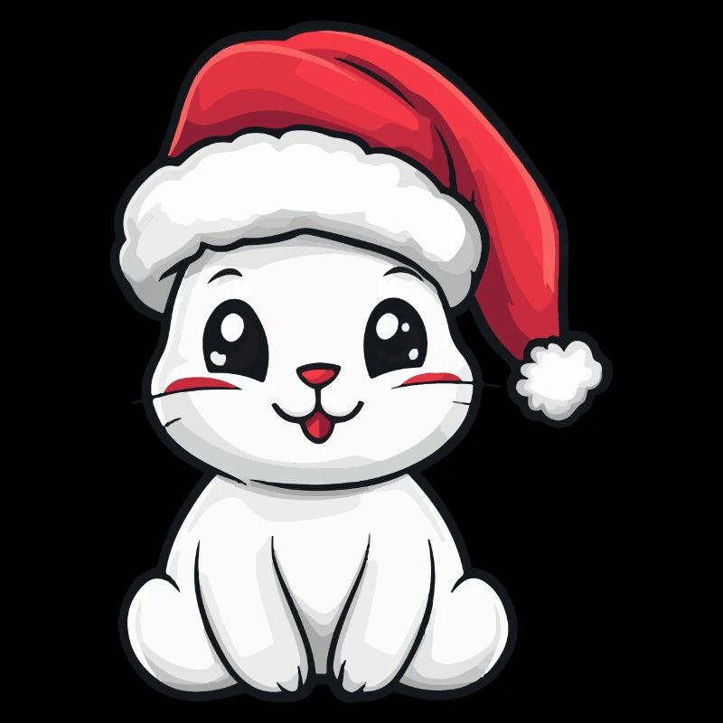 Lapin Noël Mignon