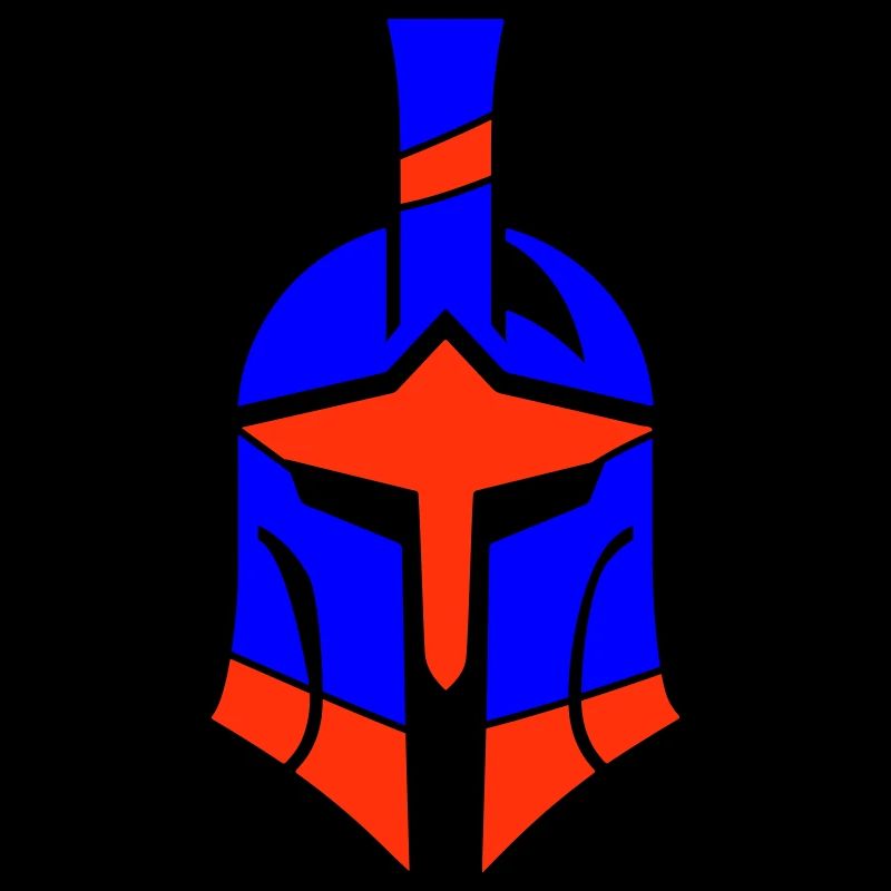 Spartan Helmet Logo Gladiator