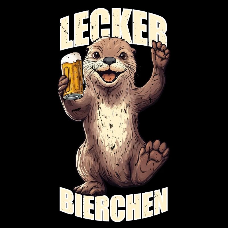 Lecker Bierchen X Otter Meme Bier lustiges