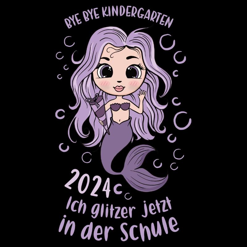 Schulkind 2024 Meerjungfrau 1. Klasse Einschulung