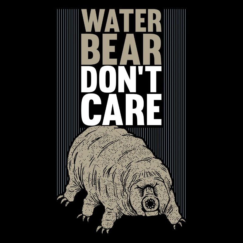 Wasserbär don't Care Geschenk