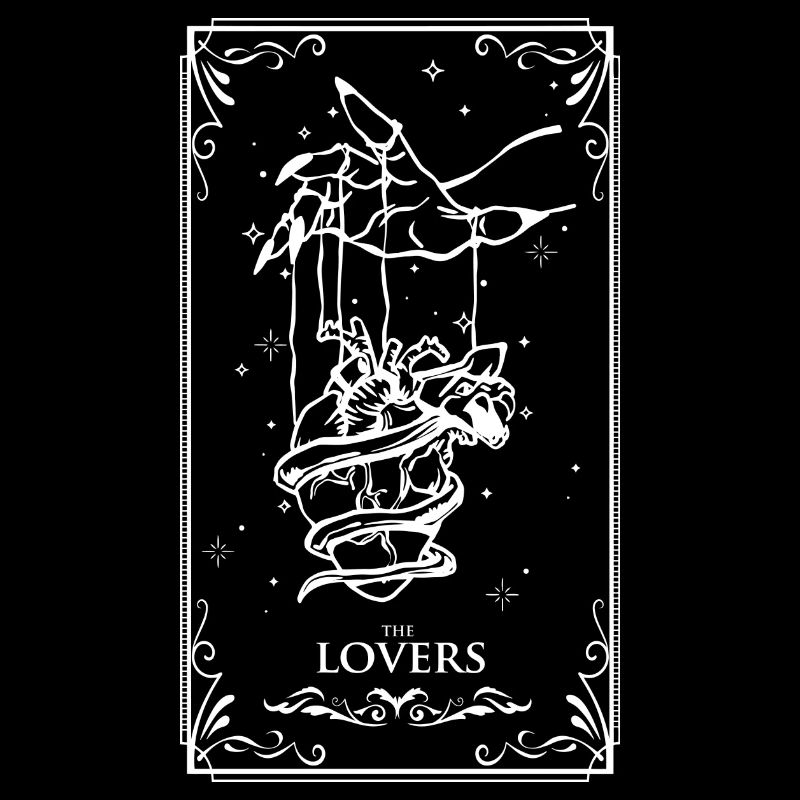 Tarot card Lovers