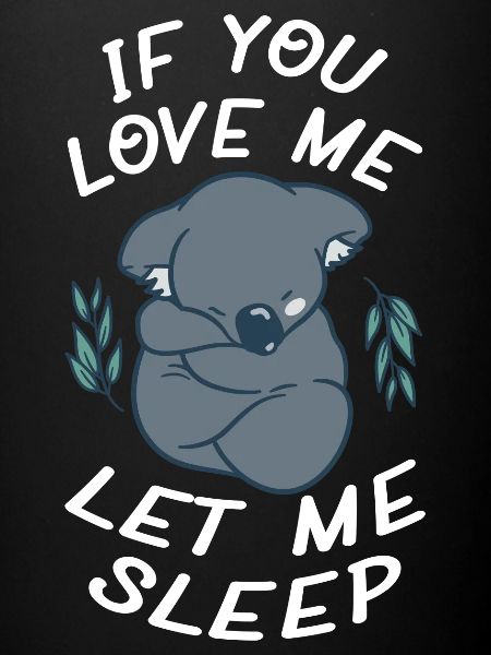 Funny Sleepy Koala