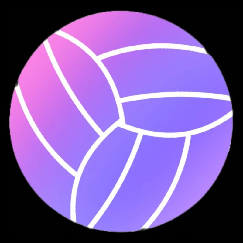Volleyball arc-en-ciel