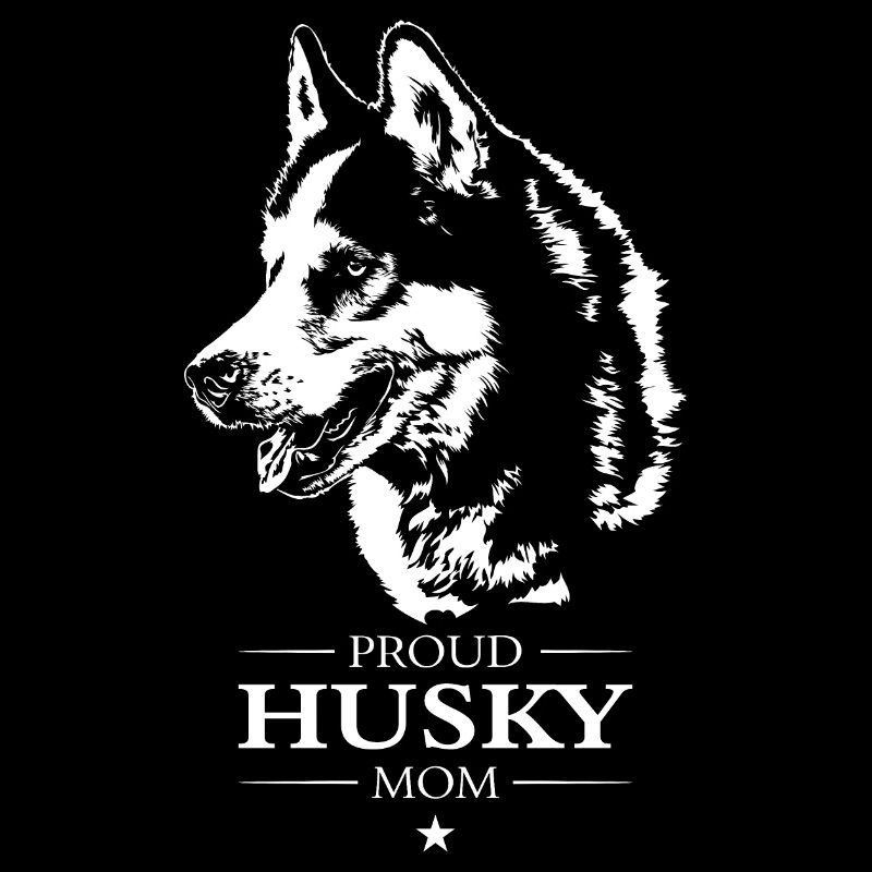 Husky Mom Hunde Hund Schlittenhunde Wilsigns