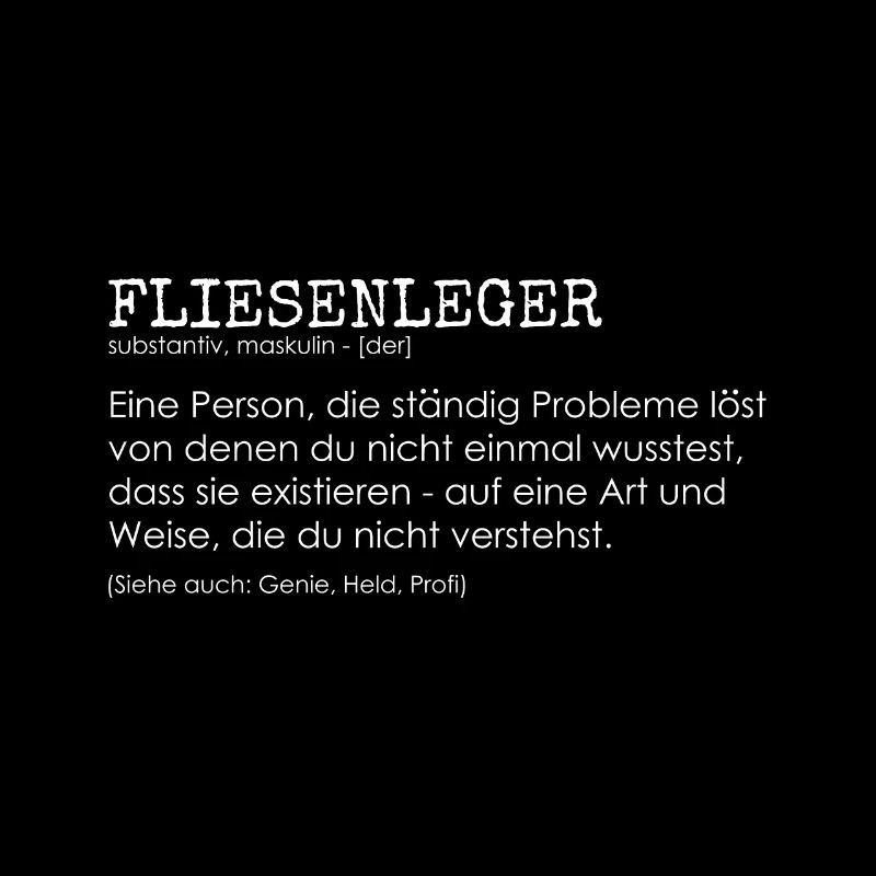 Fliesenleger Definition