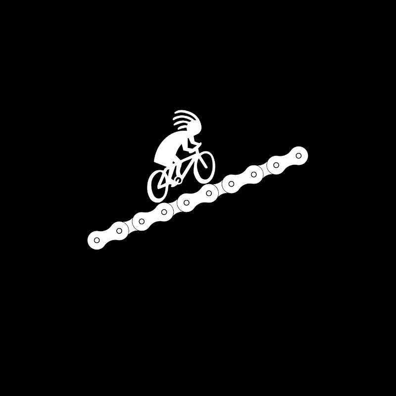Bicycle - mountain on - chain
