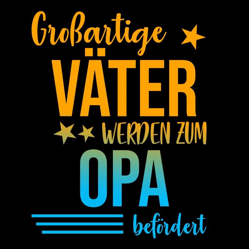 Großartige Väter werden zum Opa befördert