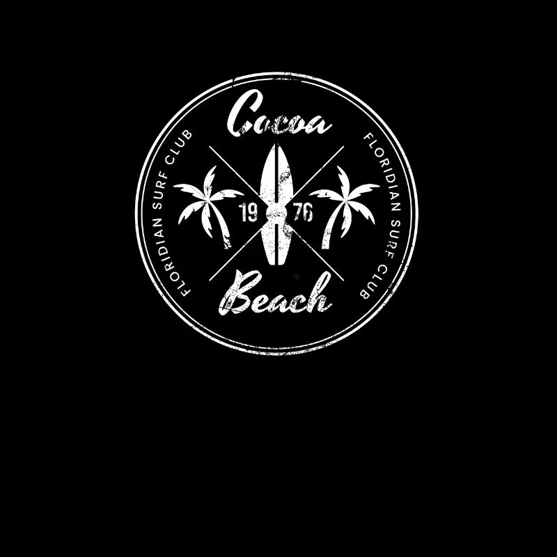 Retro Cocoa Beach Florida Beach Souvenir de vacances