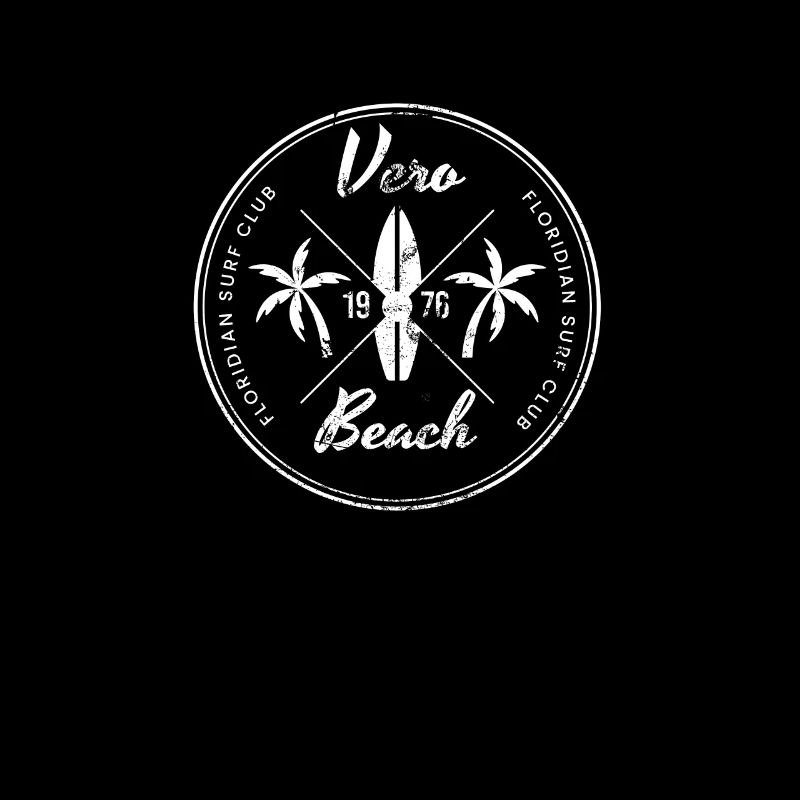 Retro Vero Beach Florida Beach Vacances Souvenir