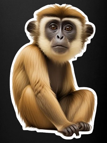 Gibbon-Äffchen