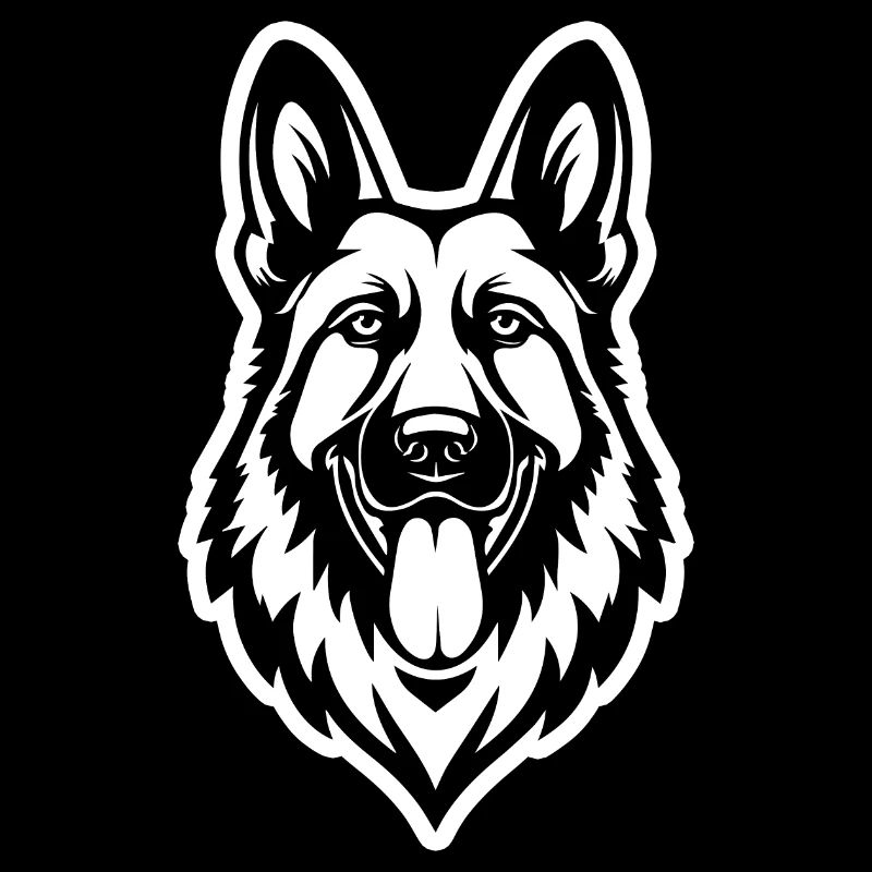 German Shepherd Dog Dog Head