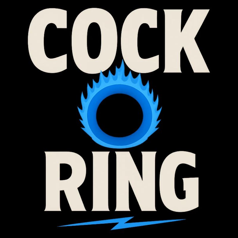 Cock mit Ring blau