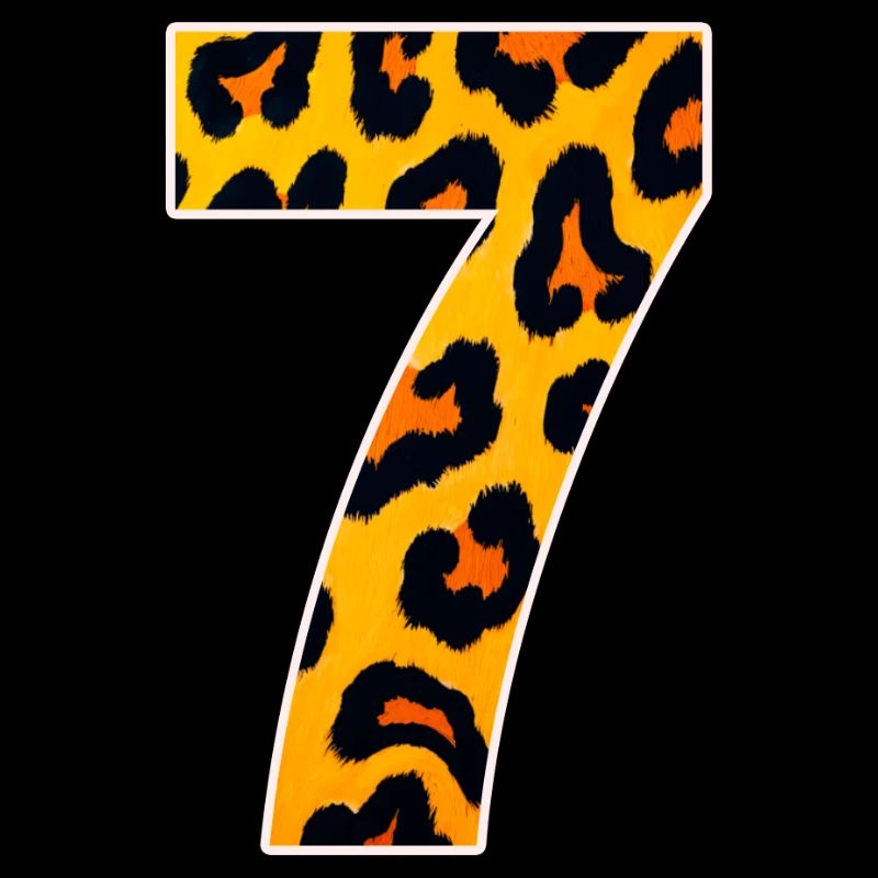 Leopard 7 Neon Muster