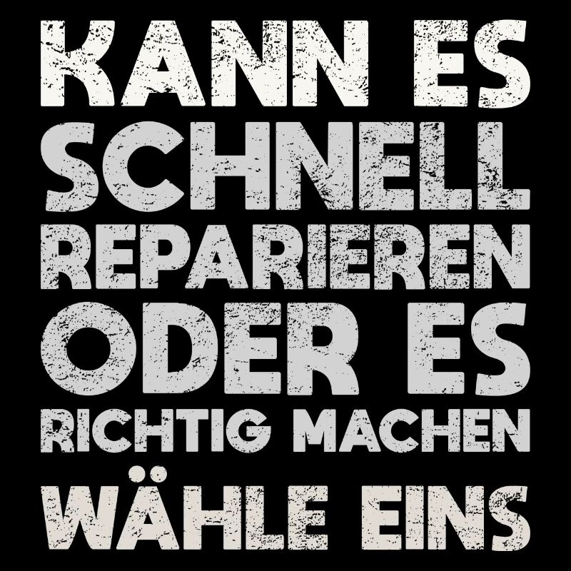 Kann Es Schnell Reparieren Oder Es Richtig...