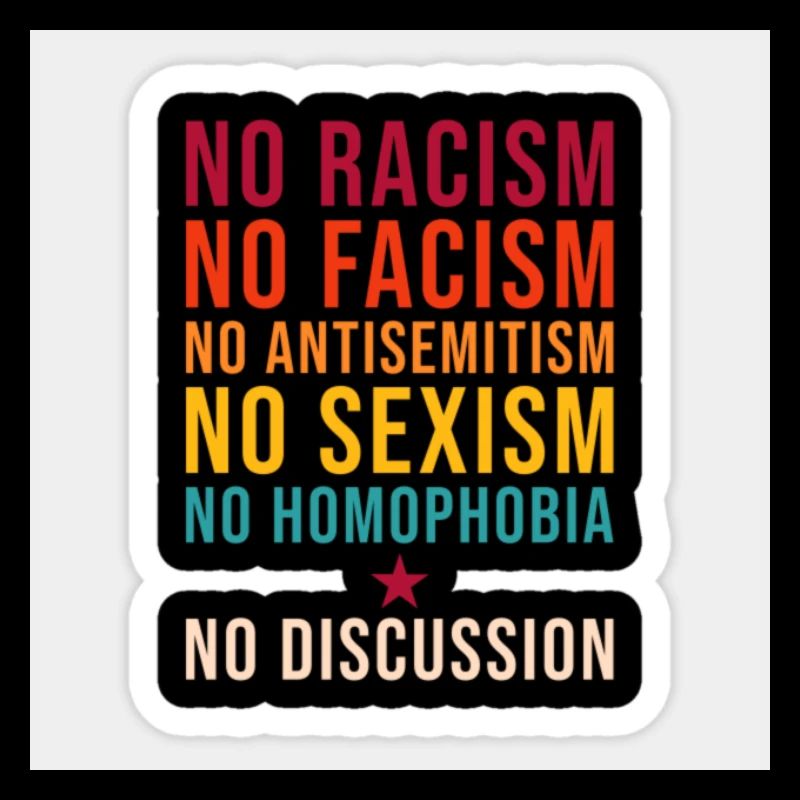 No racism
