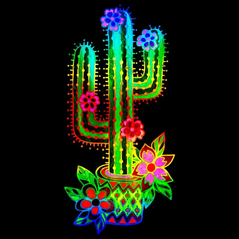 Cactus, Mexico, Old School, Retro, Tattoo Style