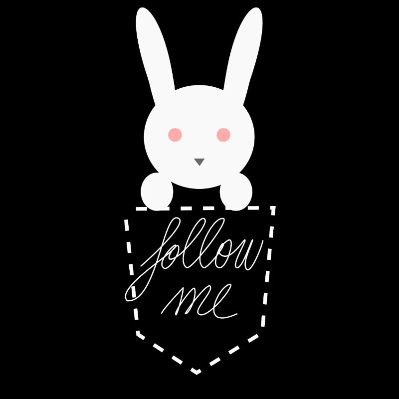 Lapin blanc dans votre poche