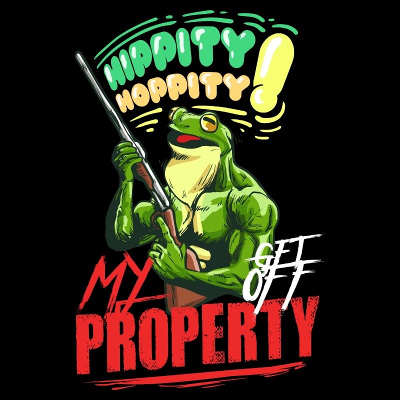 Drôle de grenouille Meme Hippity Hoppity cadeau pour